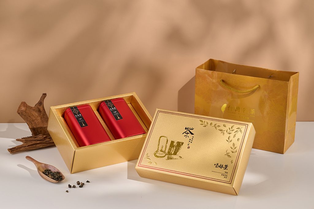 左記製罐-禮盒組含提袋示意圖